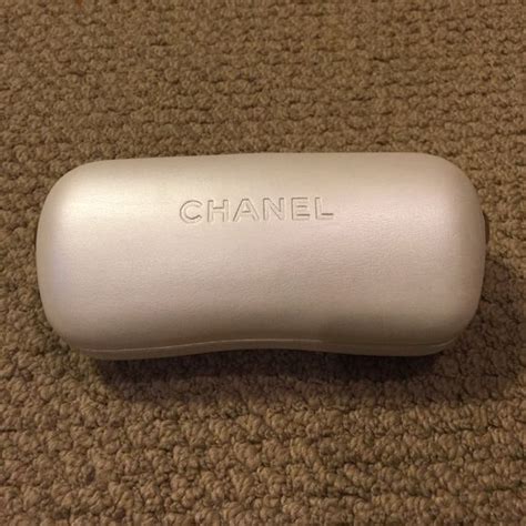 chanel white sunglasses case|real Chanel sunglasses case.